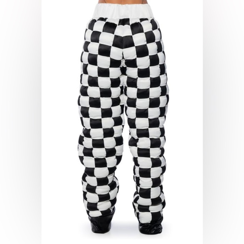 CHECKMATE WOVEN CROP BOMBER & JOGGER - Picture 4 of 11